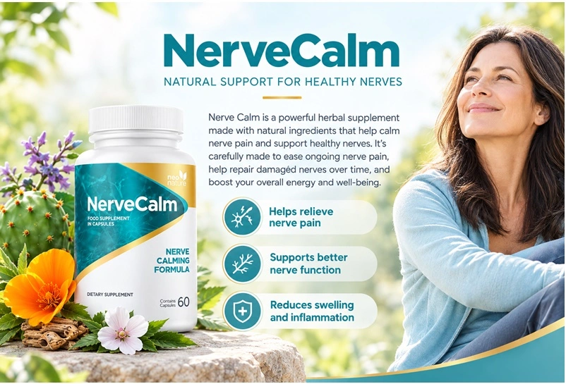 NerveCalm natural support for healthy nerves lifestyle image